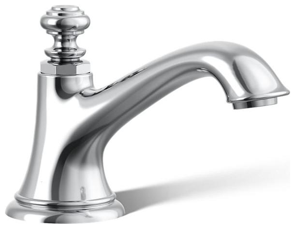 Artifacts 1.2 GPM Widespread Bathroom Faucet with Clicker Drain Assembly – Less Handles