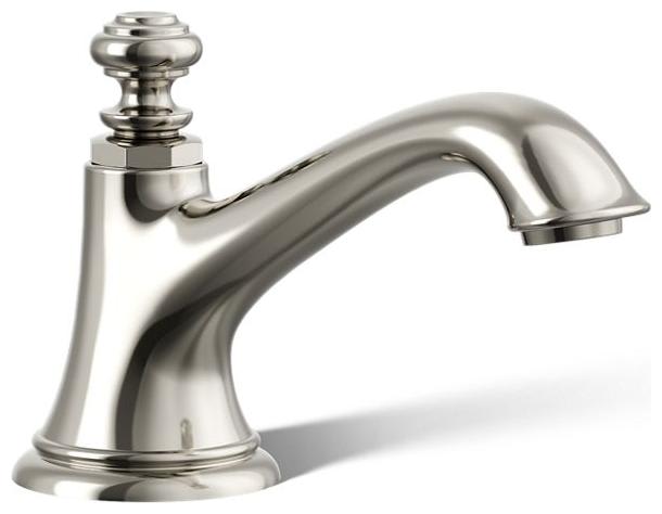 Artifacts 1.2 GPM Widespread Bathroom Faucet with Clicker Drain Assembly – Less Handles