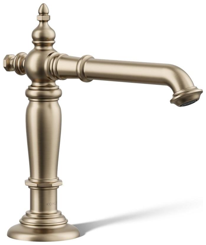 Artifacts 1.2 GPM Widespread Bathroom Faucet with Pop-Up Drain Assembly – Less Handles