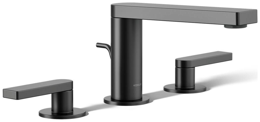 Composed Widespread Bathroom Faucet with Lever Handles – Pop Up Included