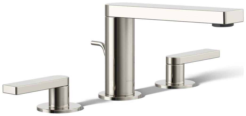 Composed Widespread Bathroom Faucet with Lever Handles – Pop Up Included
