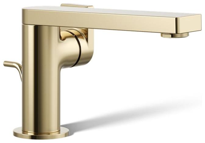 Composed 1.2 GPM Single Hole Bathroom Faucet with Pop-Up Drain Assembly