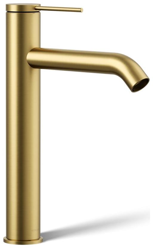 Components 1.2 GPM Vessel Single Hole Bathroom Faucet with Pop-Up Drain Assembly