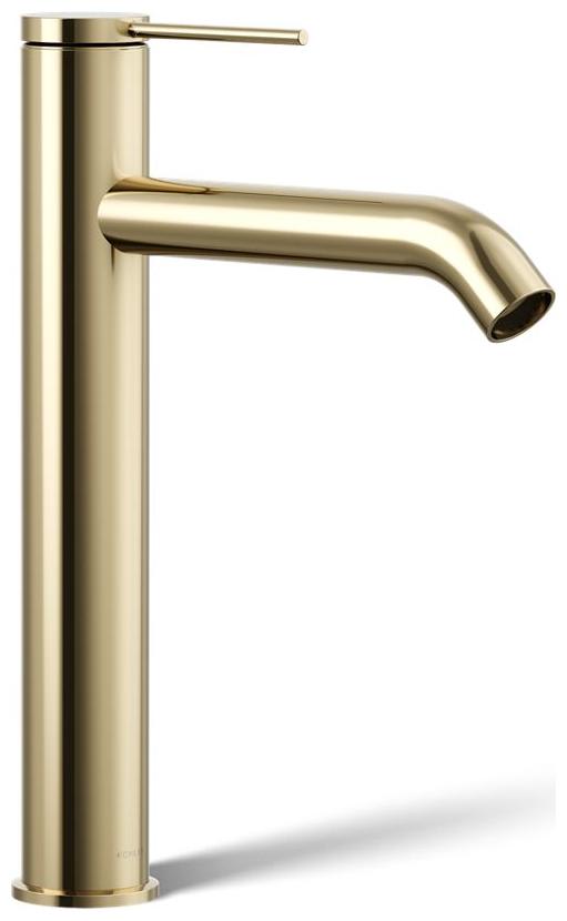Components 1.2 GPM Vessel Single Hole Bathroom Faucet with Pop-Up Drain Assembly