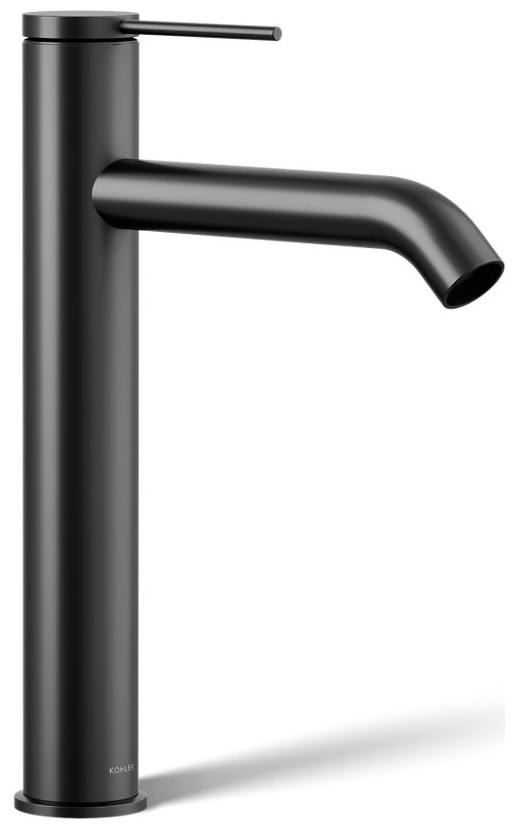 Components 1.2 GPM Vessel Single Hole Bathroom Faucet with Pop-Up Drain Assembly