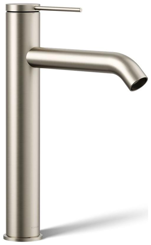 Components 1.2 GPM Vessel Single Hole Bathroom Faucet with Pop-Up Drain Assembly
