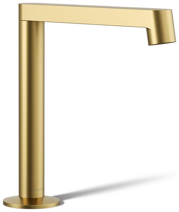 Components 1.2 GPM Row Spout Bathroom Faucet with Pop-Up Drain Assembly- Less Handles