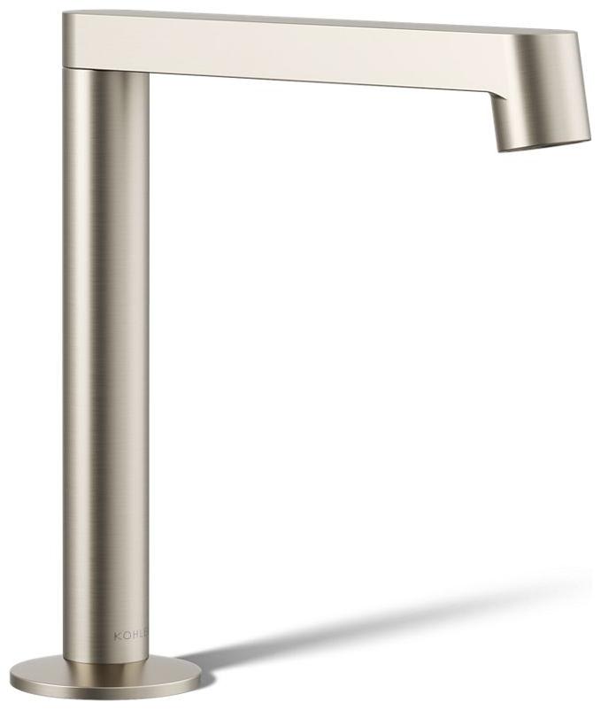 Components 1.2 GPM Row Spout Bathroom Faucet with Pop-Up Drain Assembly- Less Handles