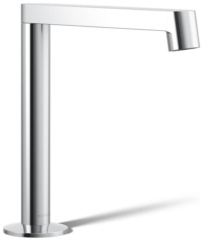 Components 1.2 GPM Row Spout Bathroom Faucet with Pop-Up Drain Assembly- Less Handles