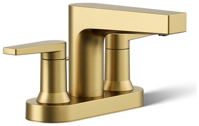 Taut 1.2 GPM Centerset Bathroom Faucet with Pop-Up Drain Assembly