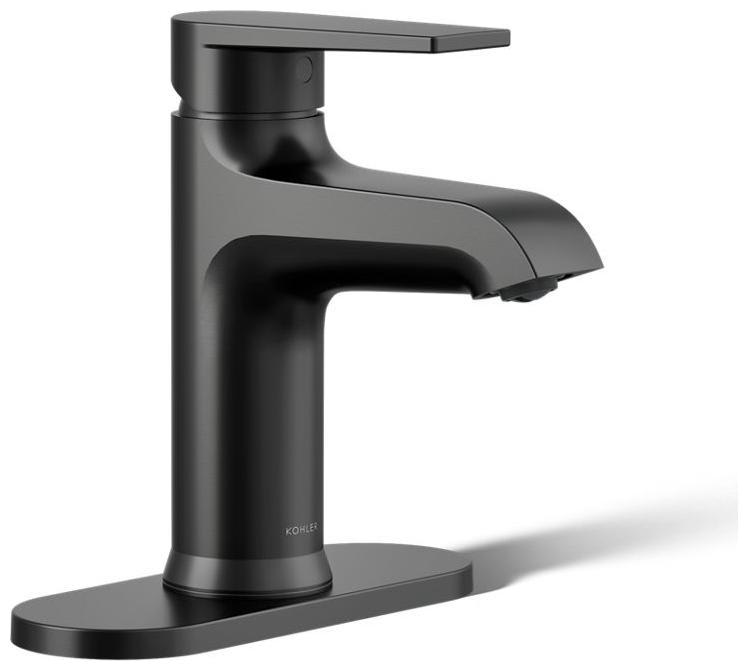 Hint 1.2 GPM Single Hole Bathroom Faucet with Pop-Up Drain Assembly and Escutcheon