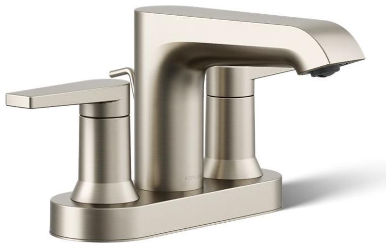 Hint 1.2 GPM Centerset Bathroom Faucet with Pop-Up Drain Assembly