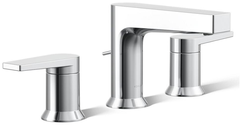 Taut 1.2 GPM Widespread Bathroom Faucet with Pop-Up Drain Assembly
