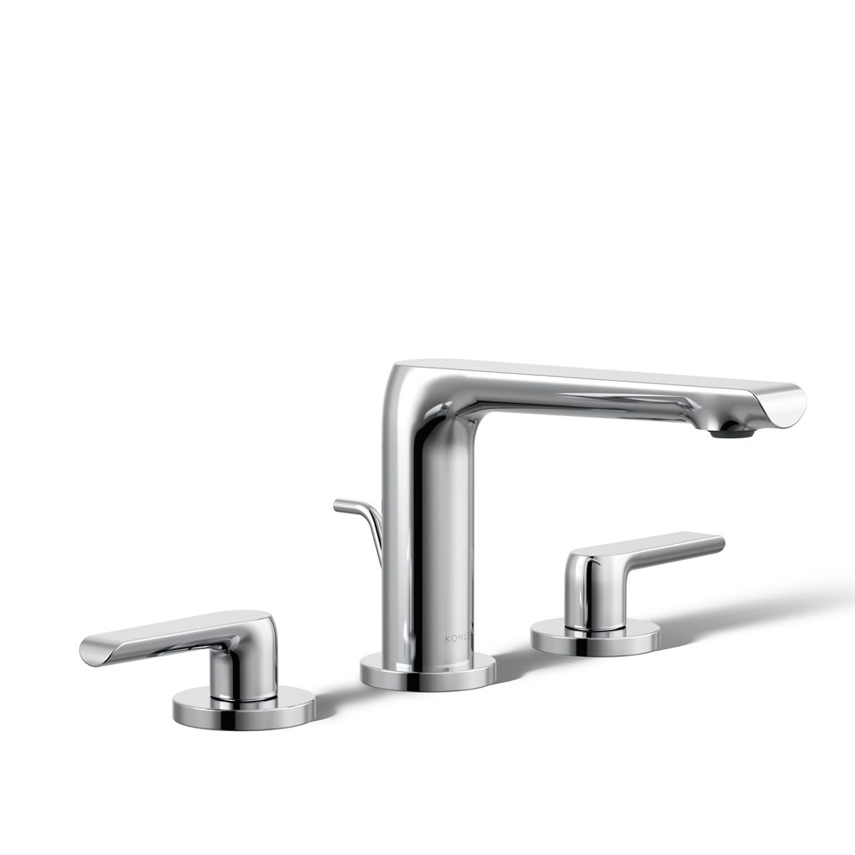 Avid 1.2 GPM Widespread Bathroom Faucet with Pop-Up Drain Assembly