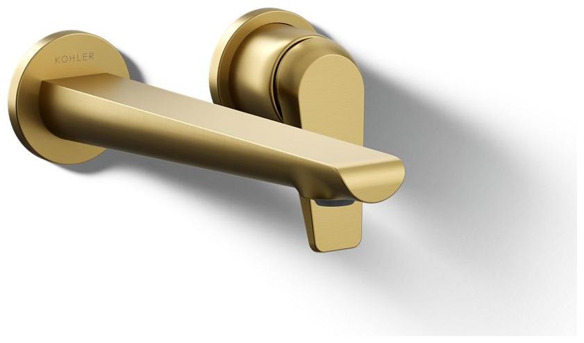 Avid 1.2 GPM Wall Mounted Mini-Widespread Bathroom Faucet