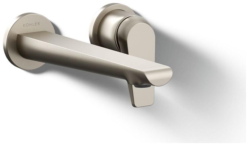 Avid 1.2 GPM Wall Mounted Mini-Widespread Bathroom Faucet