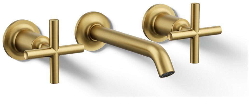 Purist 1.2 GPM Wall Mounted Widespread Bathroom Faucet