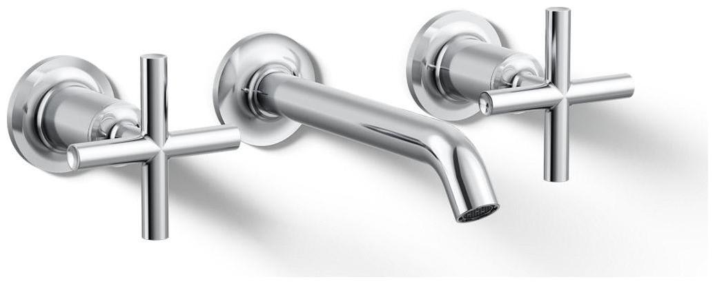 Purist 1.2 GPM Wall Mounted Widespread Bathroom Faucet