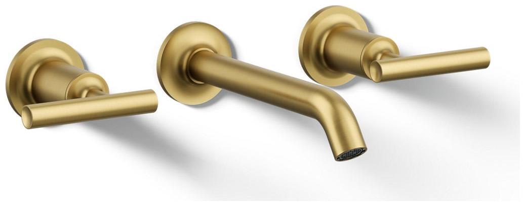 Purist 1.2 GPM Wall Mounted Widespread Bathroom Faucet
