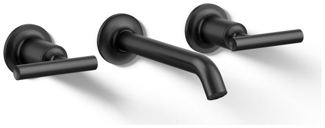 Purist 1.2 GPM Wall Mounted Widespread Bathroom Faucet