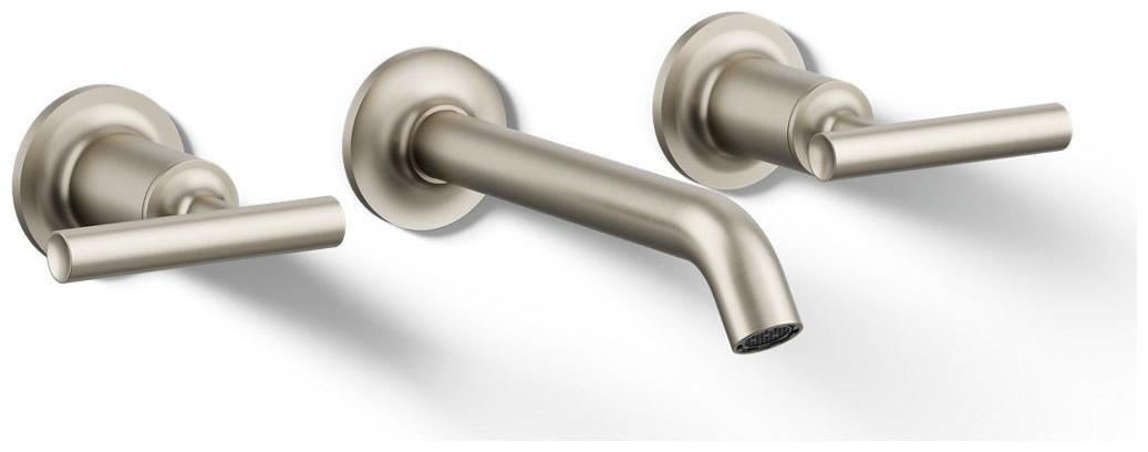 Purist 1.2 GPM Wall Mounted Widespread Bathroom Faucet