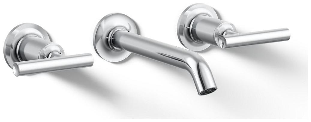 Purist 1.2 GPM Wall Mounted Widespread Bathroom Faucet