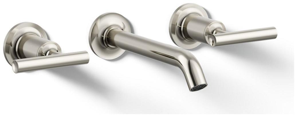 Purist 1.2 GPM Wall Mounted Widespread Bathroom Faucet