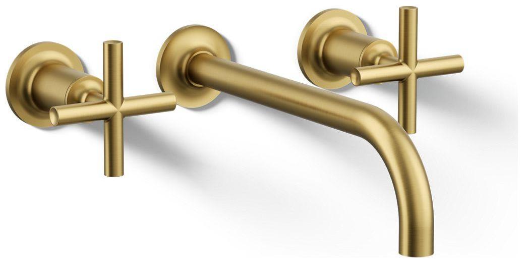 Purist 1.2 GPM Wall Mounted Widespread Bathroom Faucet