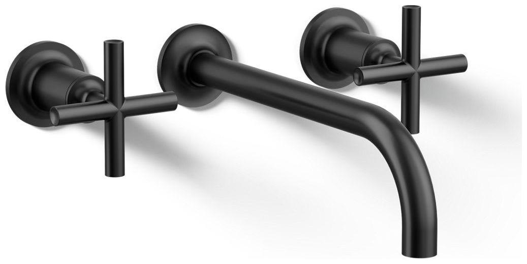 Purist 1.2 GPM Wall Mounted Widespread Bathroom Faucet