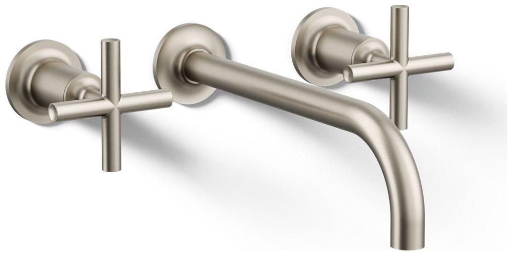 Purist 1.2 GPM Wall Mounted Widespread Bathroom Faucet