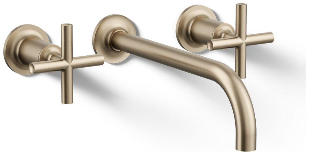 Purist 1.2 GPM Wall Mounted Widespread Bathroom Faucet