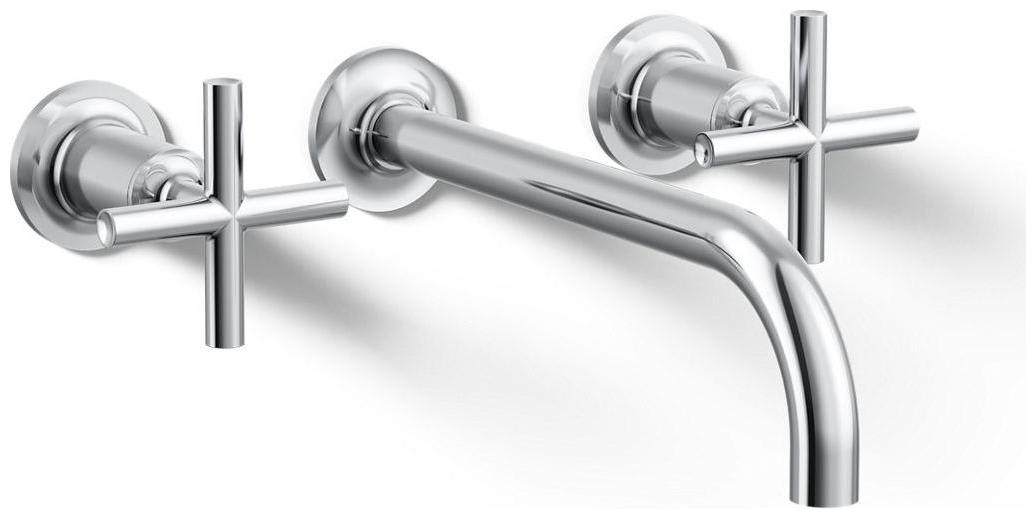 Purist 1.2 GPM Wall Mounted Widespread Bathroom Faucet