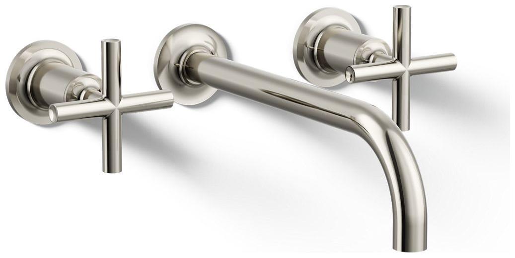 Purist 1.2 GPM Wall Mounted Widespread Bathroom Faucet