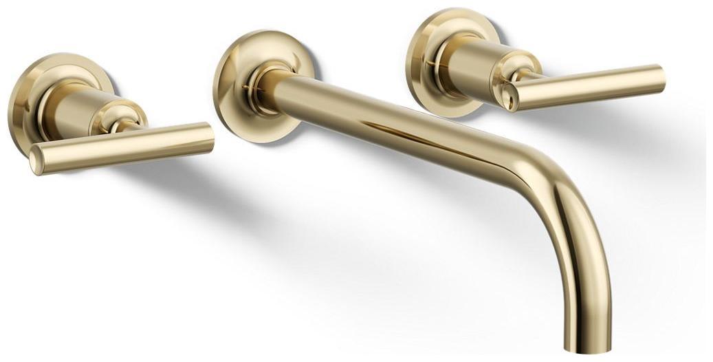Purist 1.2 GPM Wall Mounted Widespread Bathroom Faucet
