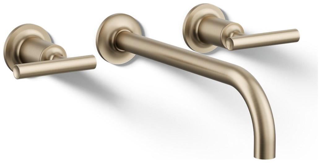 Purist 1.2 GPM Wall Mounted Widespread Bathroom Faucet