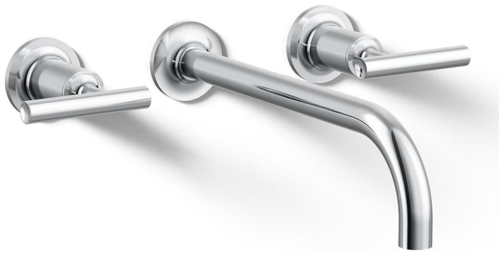 Purist 1.2 GPM Wall Mounted Widespread Bathroom Faucet
