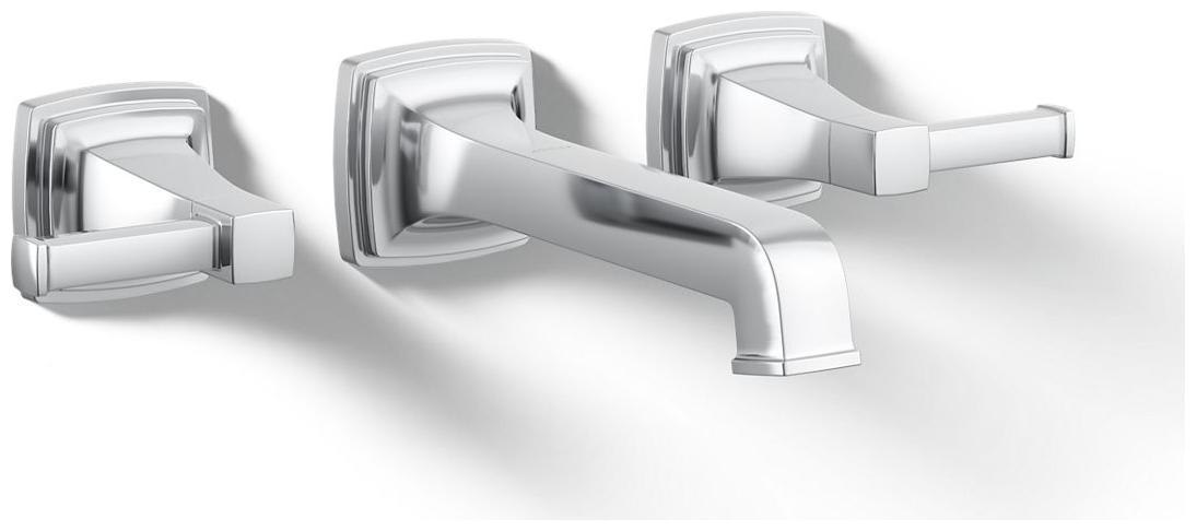 Riff 1.2 GPM Wall Mounted Widespread Bathroom Faucet
