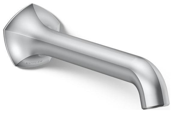 Occasion 1.2 GPM Wall Mounted Bathroom Sink Faucet Spout Only – Requires Separate Purchase of Handles and Valve
