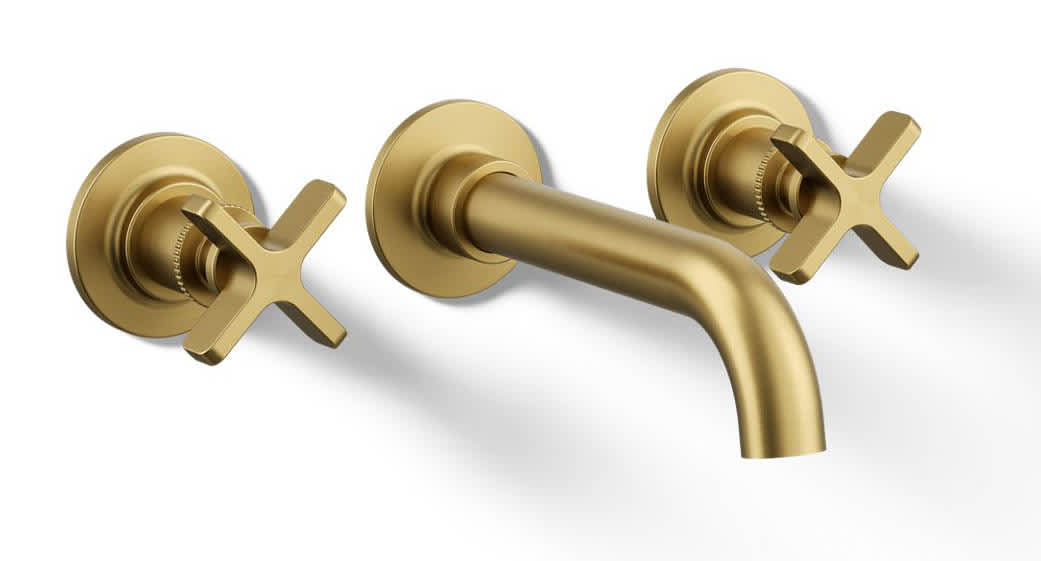 Castia by Studio McGee 1.2 GPM Wall Mounted Widespread Bathroom Faucet