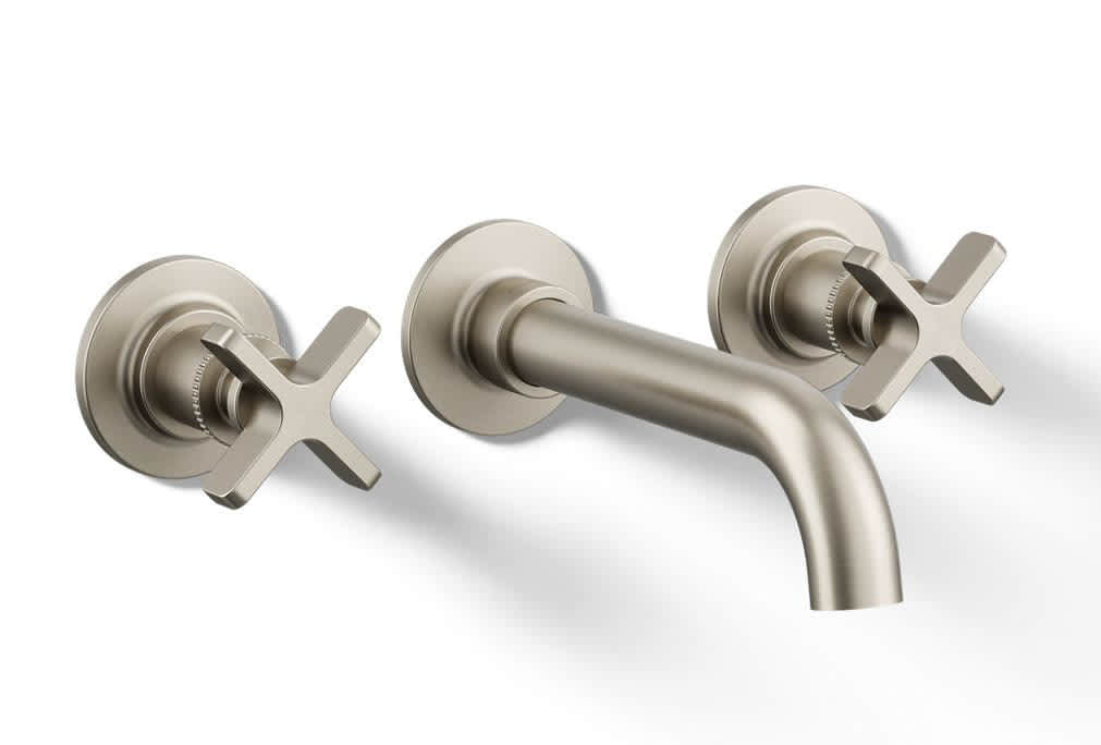 Castia by Studio McGee 1.2 GPM Wall Mounted Widespread Bathroom Faucet