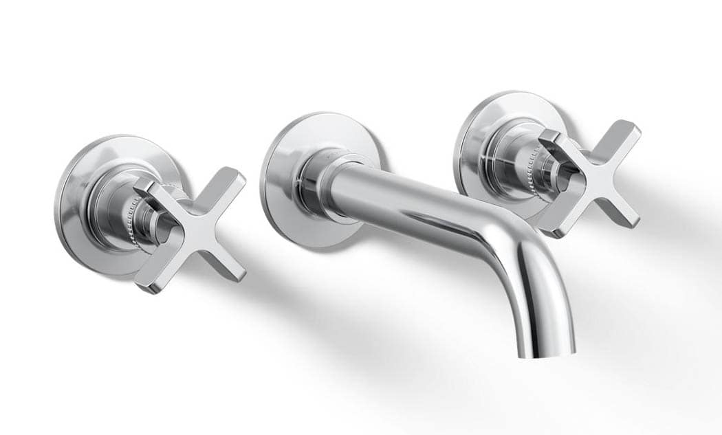 Castia by Studio McGee 1.2 GPM Wall Mounted Widespread Bathroom Faucet