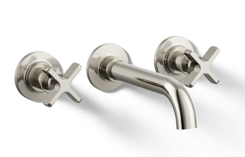 Castia by Studio McGee 1.2 GPM Wall Mounted Widespread Bathroom Faucet
