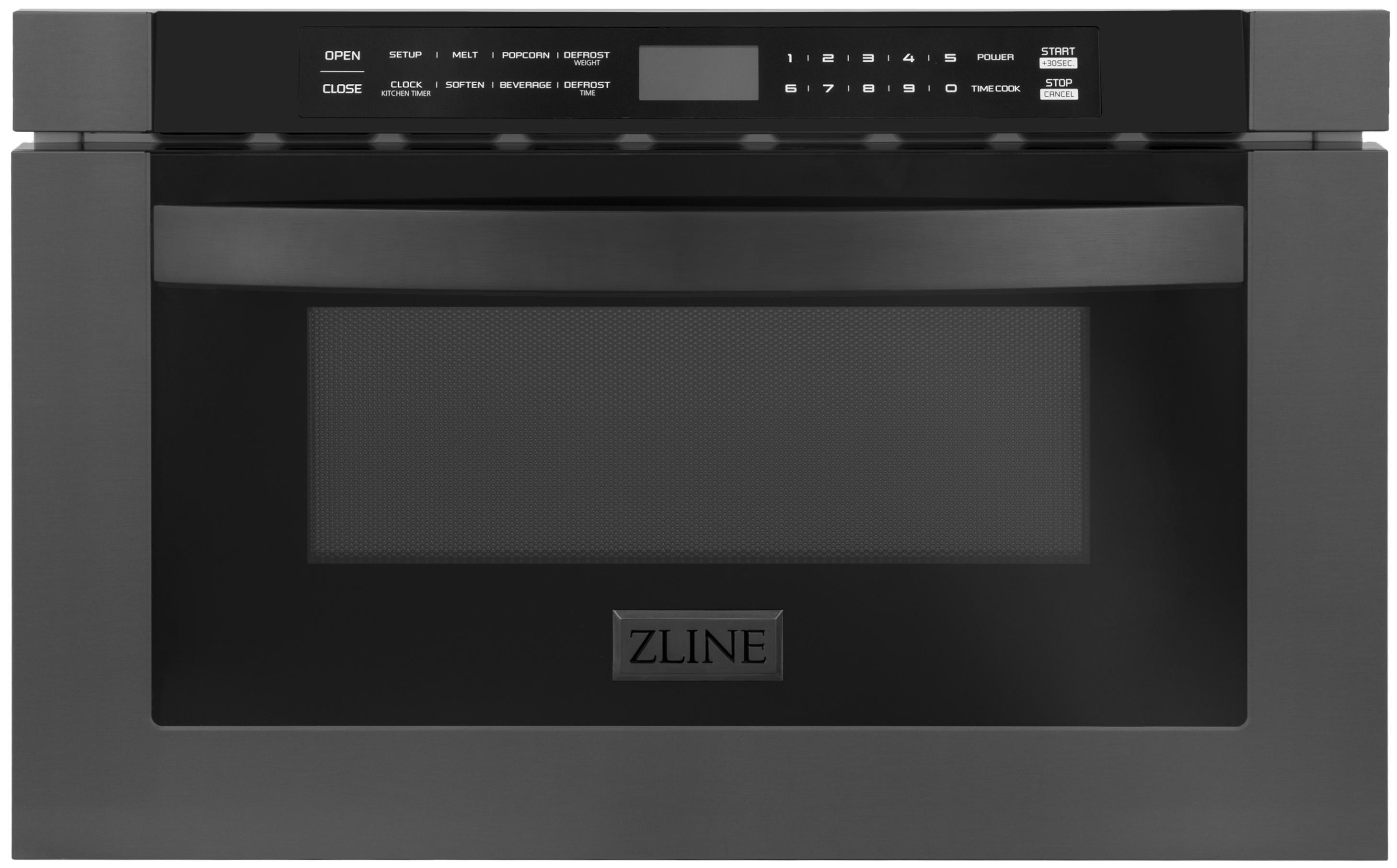 Zline 1.2 Cu. Ft. Black Stainless Steel Microwave Drawer