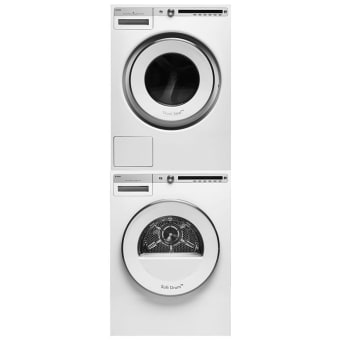 Asko stackable washer dryer w4114cw washer & t411vdw electric vented deals dryer