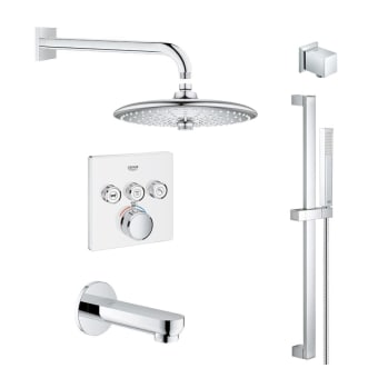 Grohe GSS-Grohtherm-CIR-01-ENO Brushed Nickel SmartControl, 49% OFF