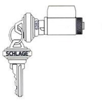 Schlage 23106606 C Keyway 6 Pin Cylinder for F60 Locks