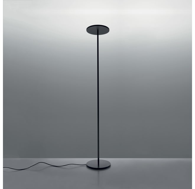Artemide Usc 1833w35a Athena Single Light Build Com Artemide Usc 1833w35a Athena Single, Lite Source Monet Black Led Torchiere Floor Lamp