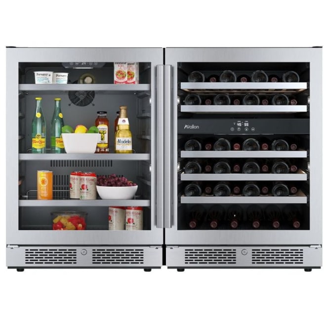 Avallon AWCBV14045 48 Inch Wide 140 Can Capacity Beverage Build
