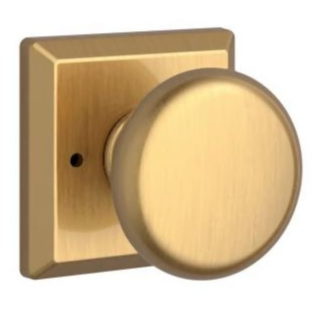 Baldwin PVROUTSR044 Round Privacy Door Knob with Square