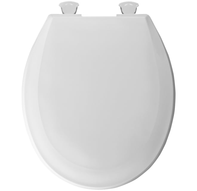 Bemis 100ec 000 Round Plastic Toilet Seat With Build Com